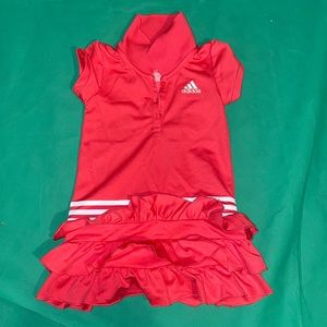 Beautiful hot pink adidas toddler dress